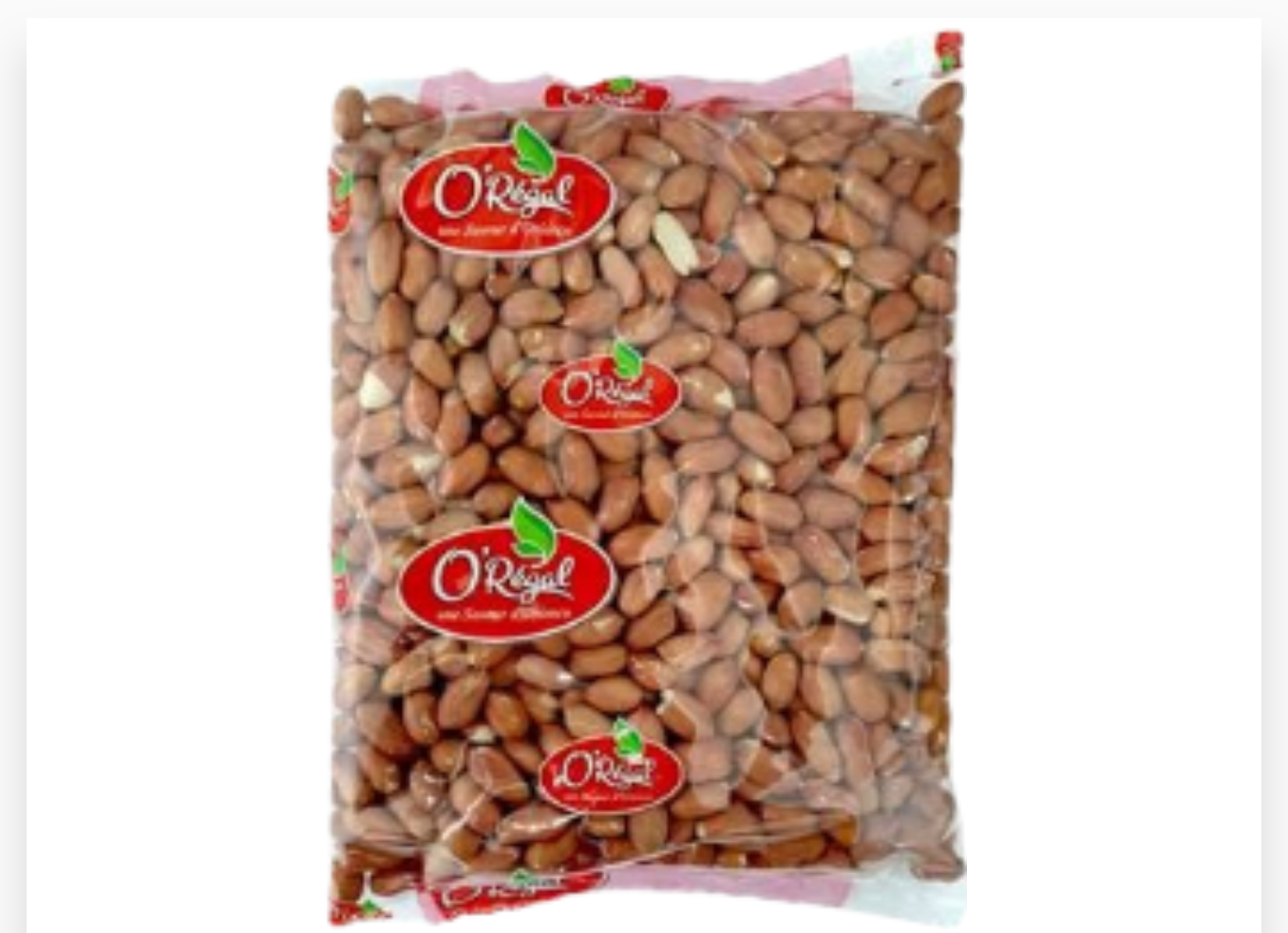 ARACHIDE DECORTIQUES CRUES 1KG x 12 ORIENCO