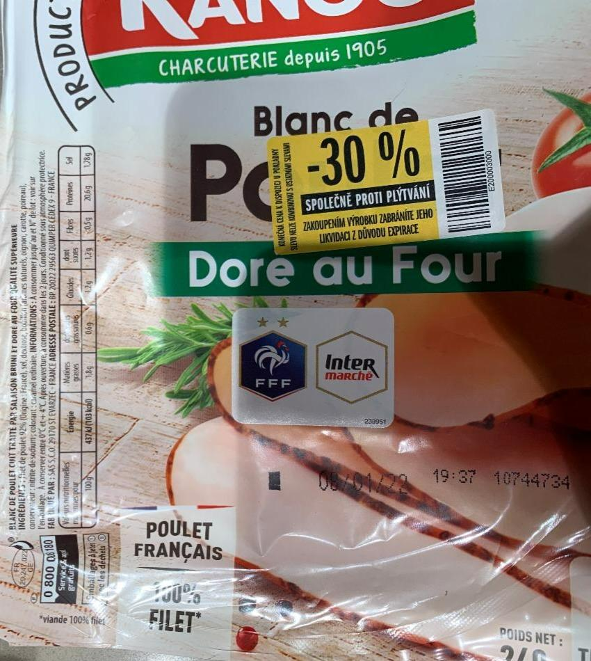 BAYTI BLOC BLANC DE POULET DORE AU FOUR 3KG