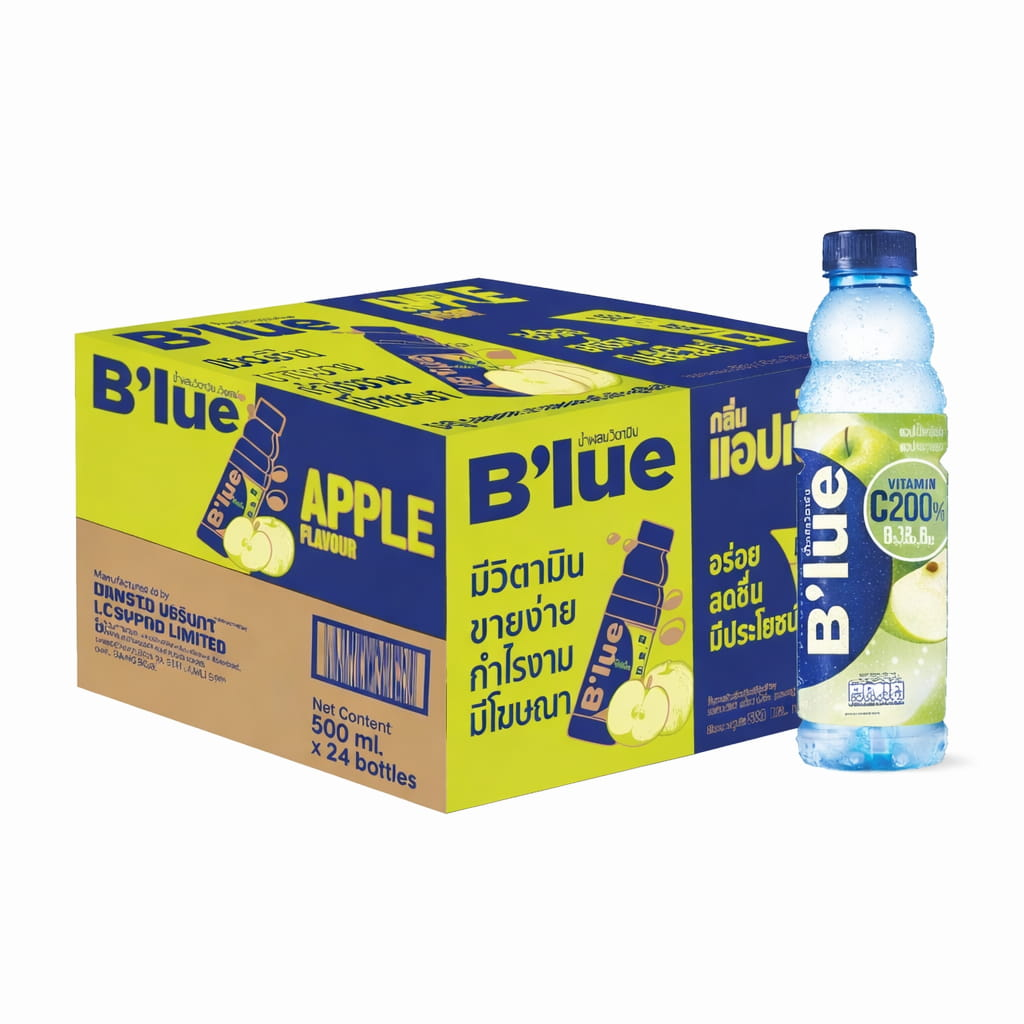 BLUE POMME VERT 500ML X 24