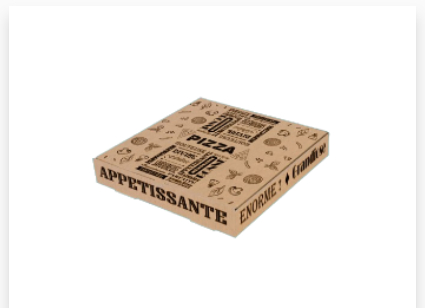BOITE PIZZA T31 100PCS