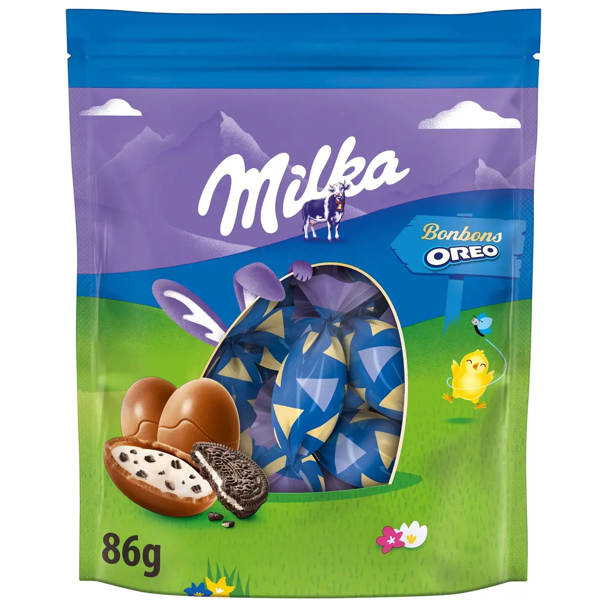 BONBONS FOURRES AU GOUT DE LAIT/MENTHE 700G X 15 BLED