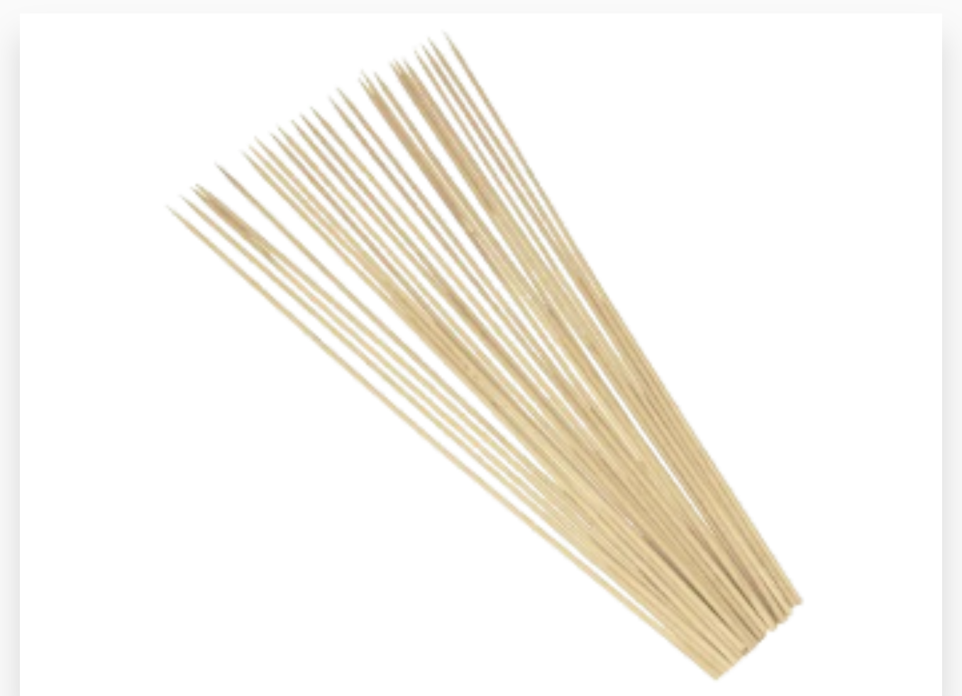 BROCHETTE DE BOIS 30CM 50 X 200PC