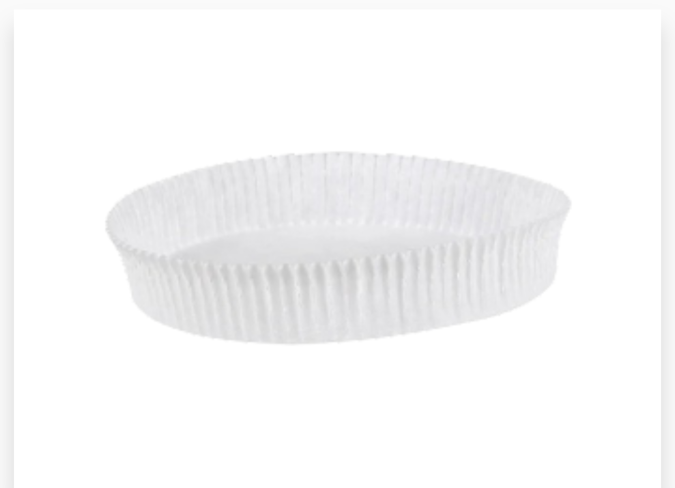 CAISSETTE TARTE BLANCHE 100PCS X 60