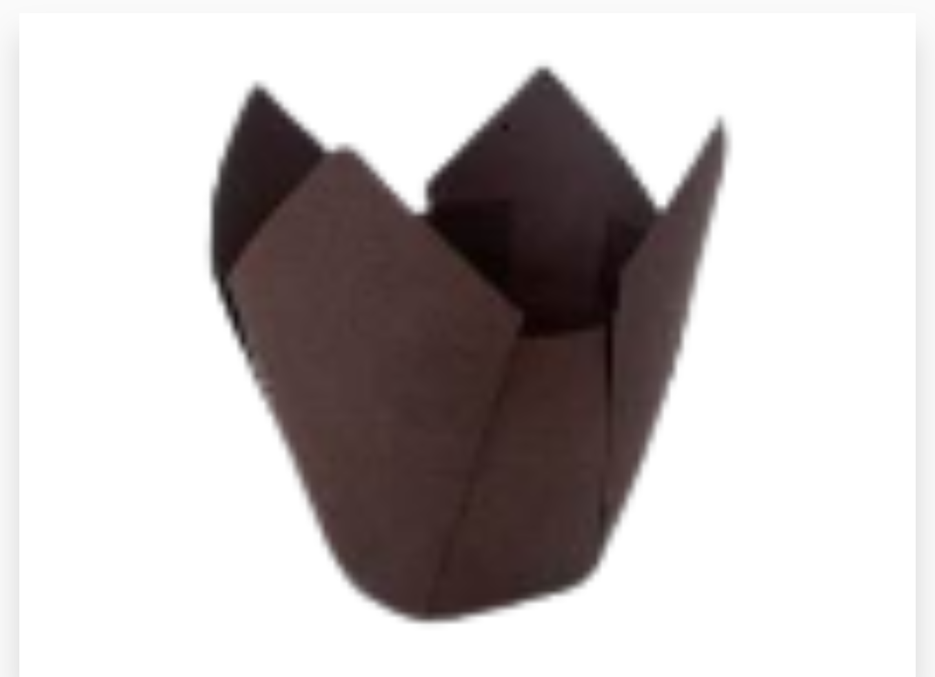 CAISSETTE TULIPE GRAND MARRON 24PCS X 36