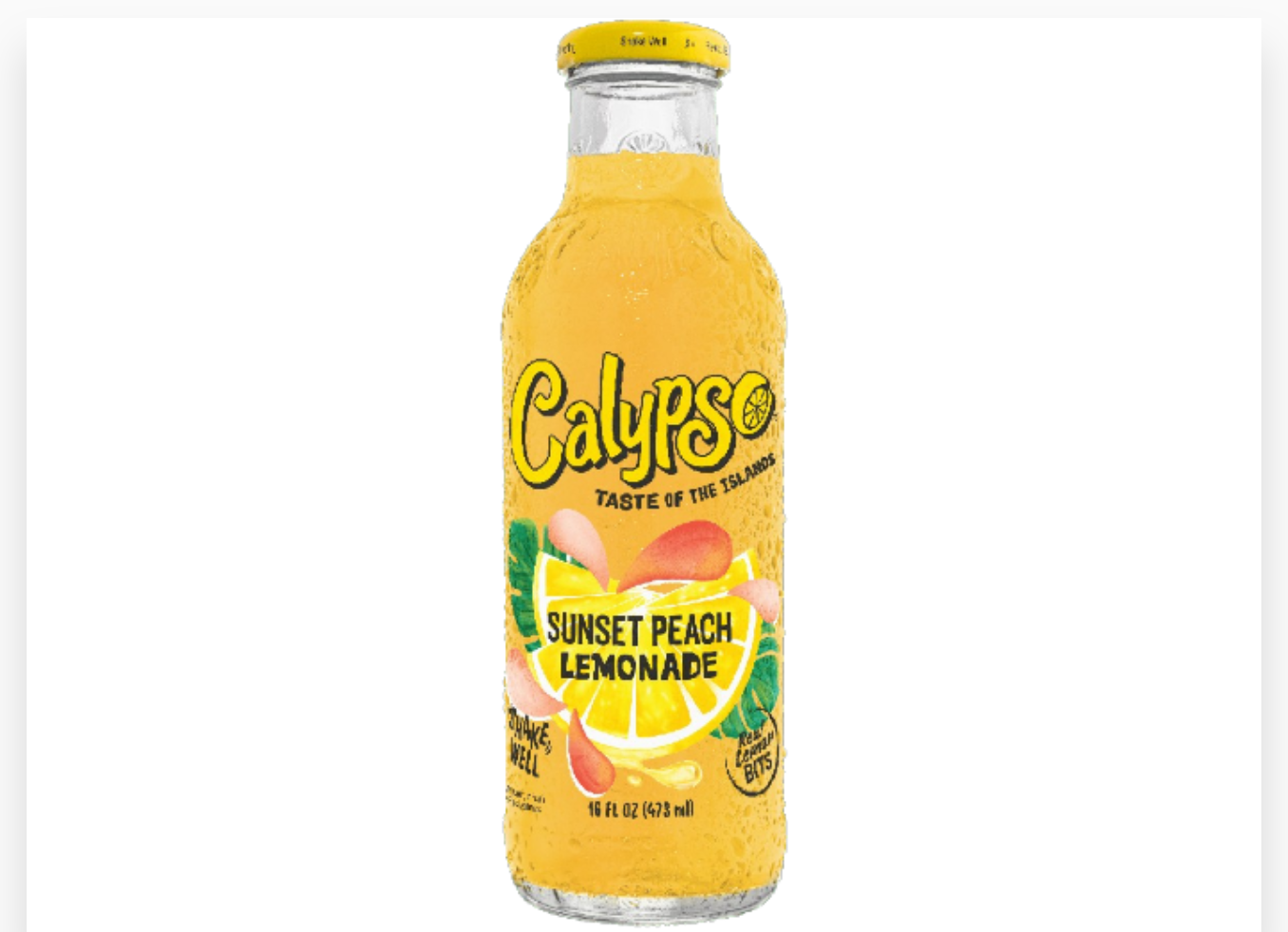 Calypso sunset peach Lemonade 473ml x 12
