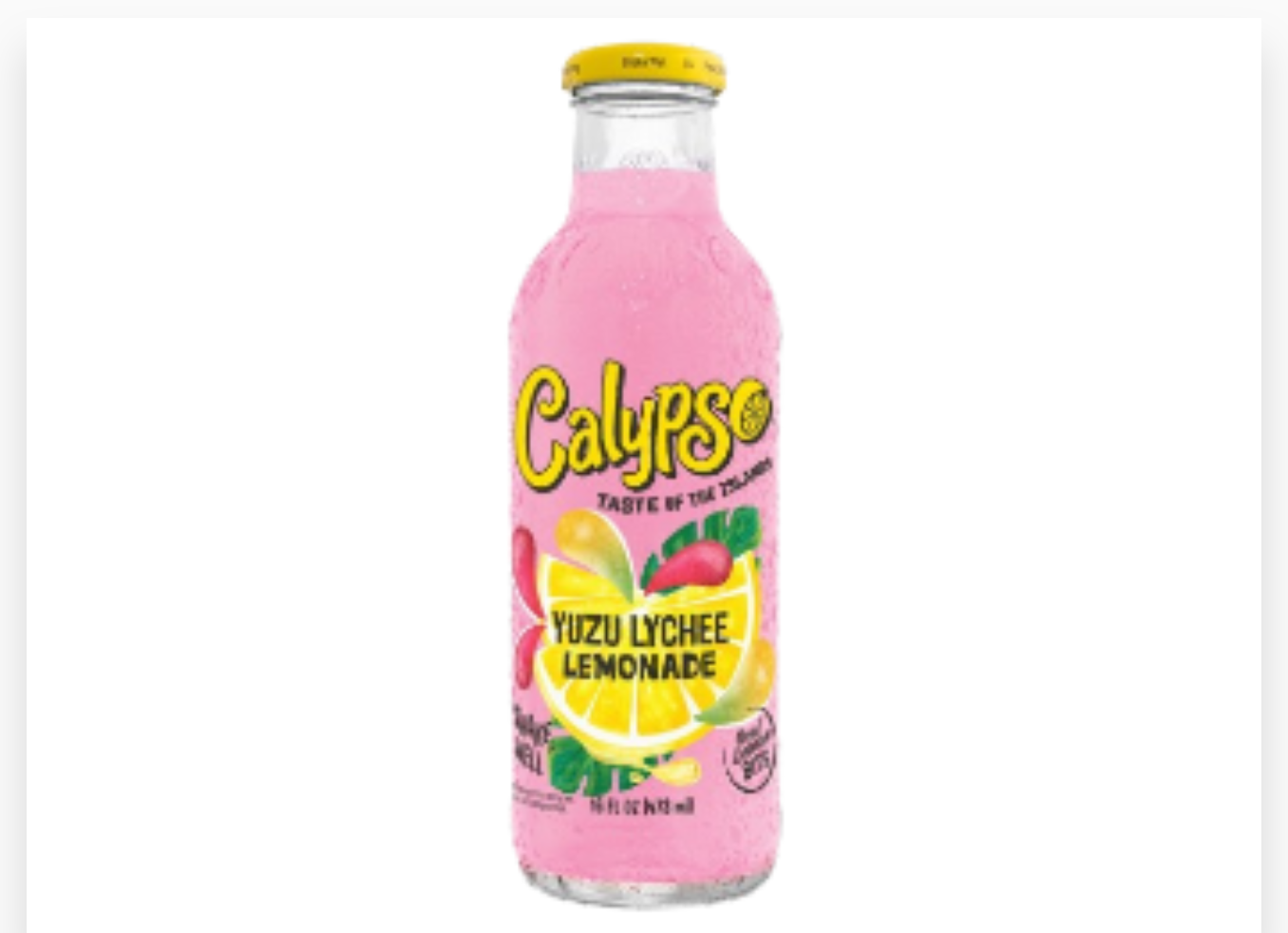 Calypso yuzu litchi lemonade 473ml x 12