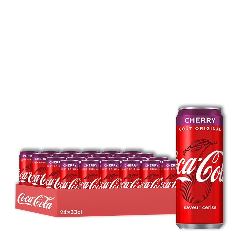 COCA COLA CHERRY ORIGINAL 33CL x 24