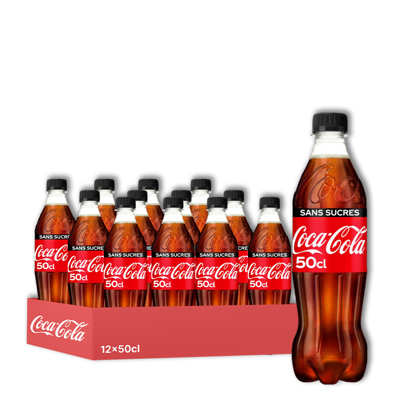 COCA COLA ZERO ORIGINAL 50CL X 12