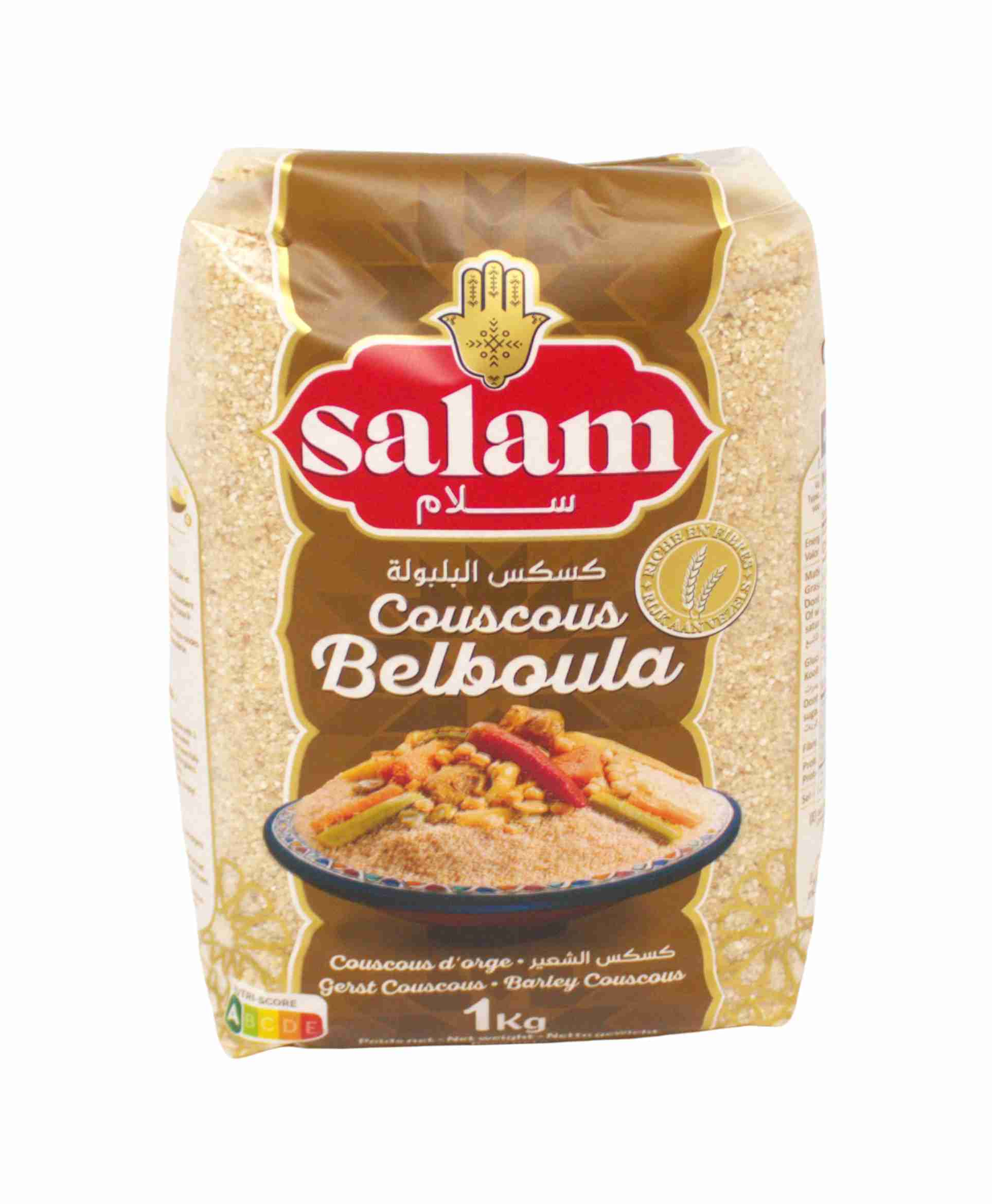 COUSCOUS BELBOULA 1kg  x12 SALAM
