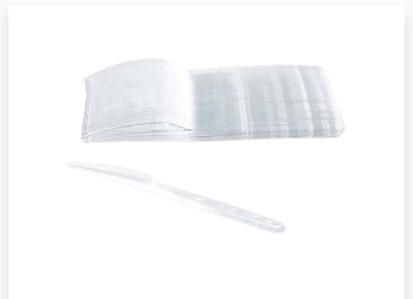 COUTEAU 180 RLUX 10X100PCS CRISTAL REUTILISABLE
