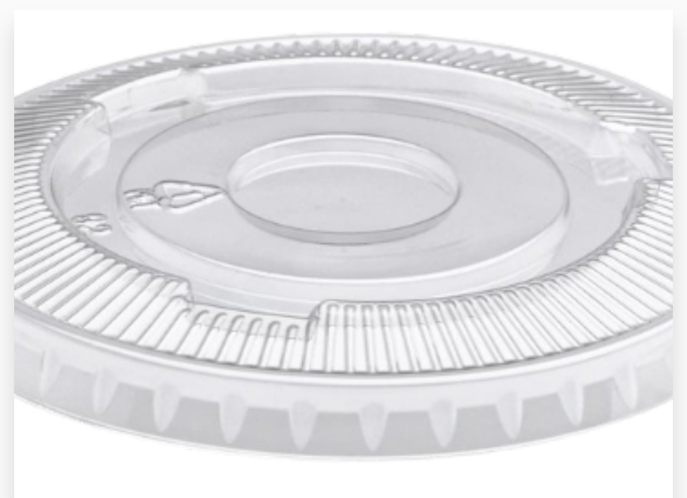 COUVERCLE PLAT POUR COUPE DESSERT