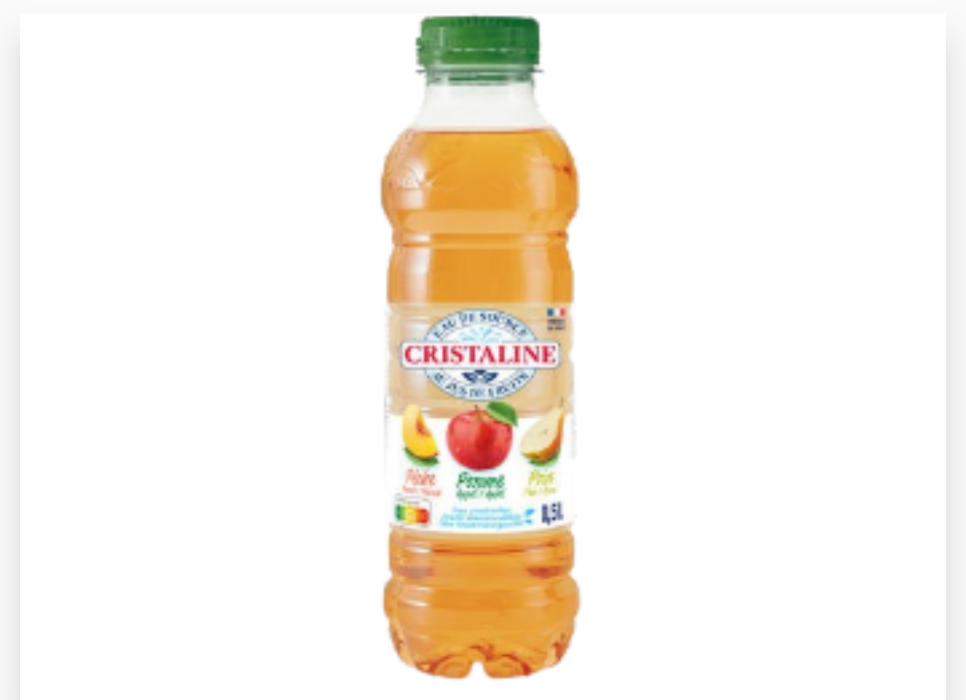 CRISTALINE POMME POIRE PECHE 50CL X 24