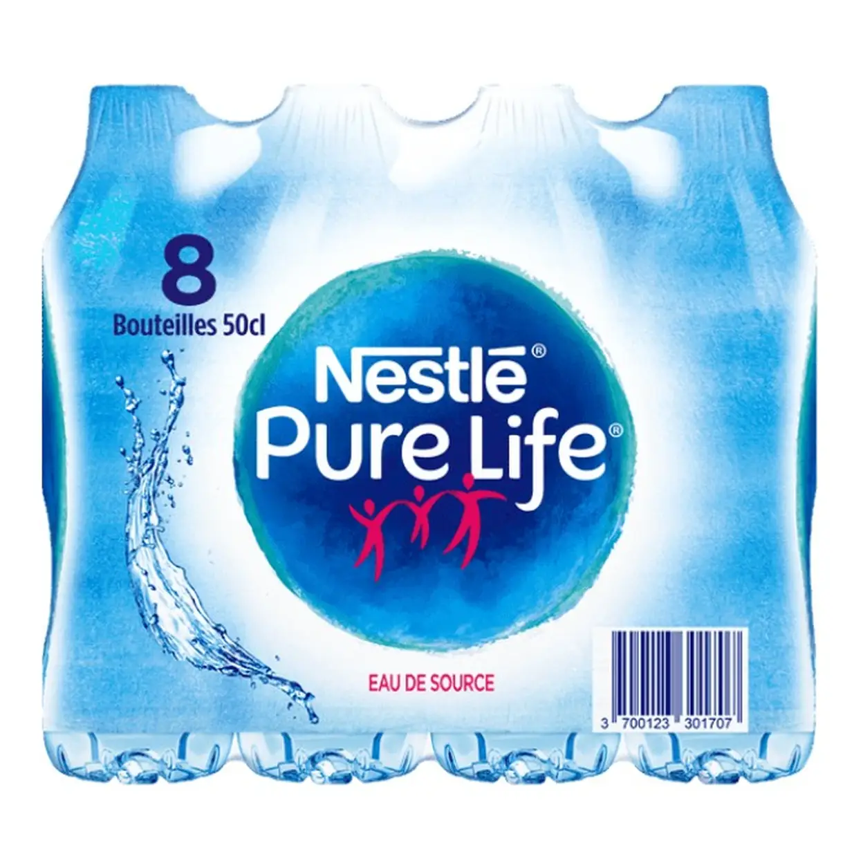 EAU NESTLE PURE LIFE 50CL X 8