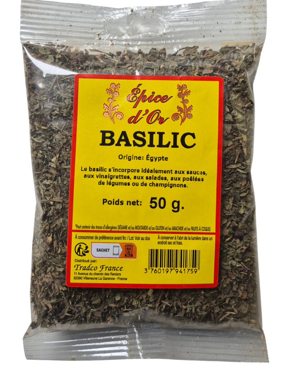 EL BLED BASILIC FEUILLES 50G x 10