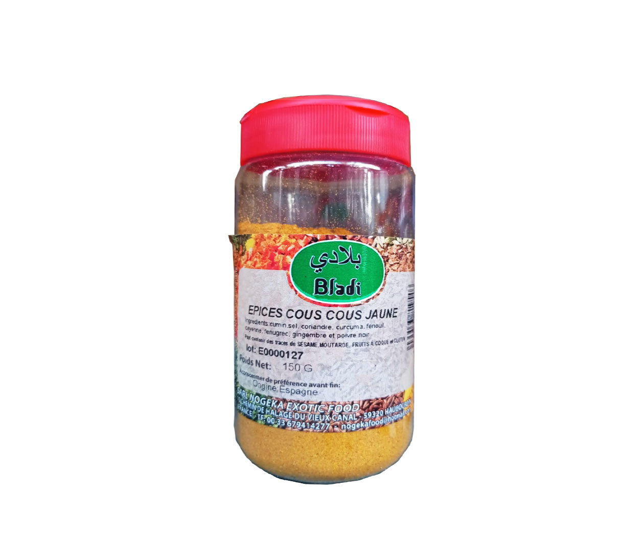 EL BLED EPICES COUSCOUS JAUNE 100G x 20