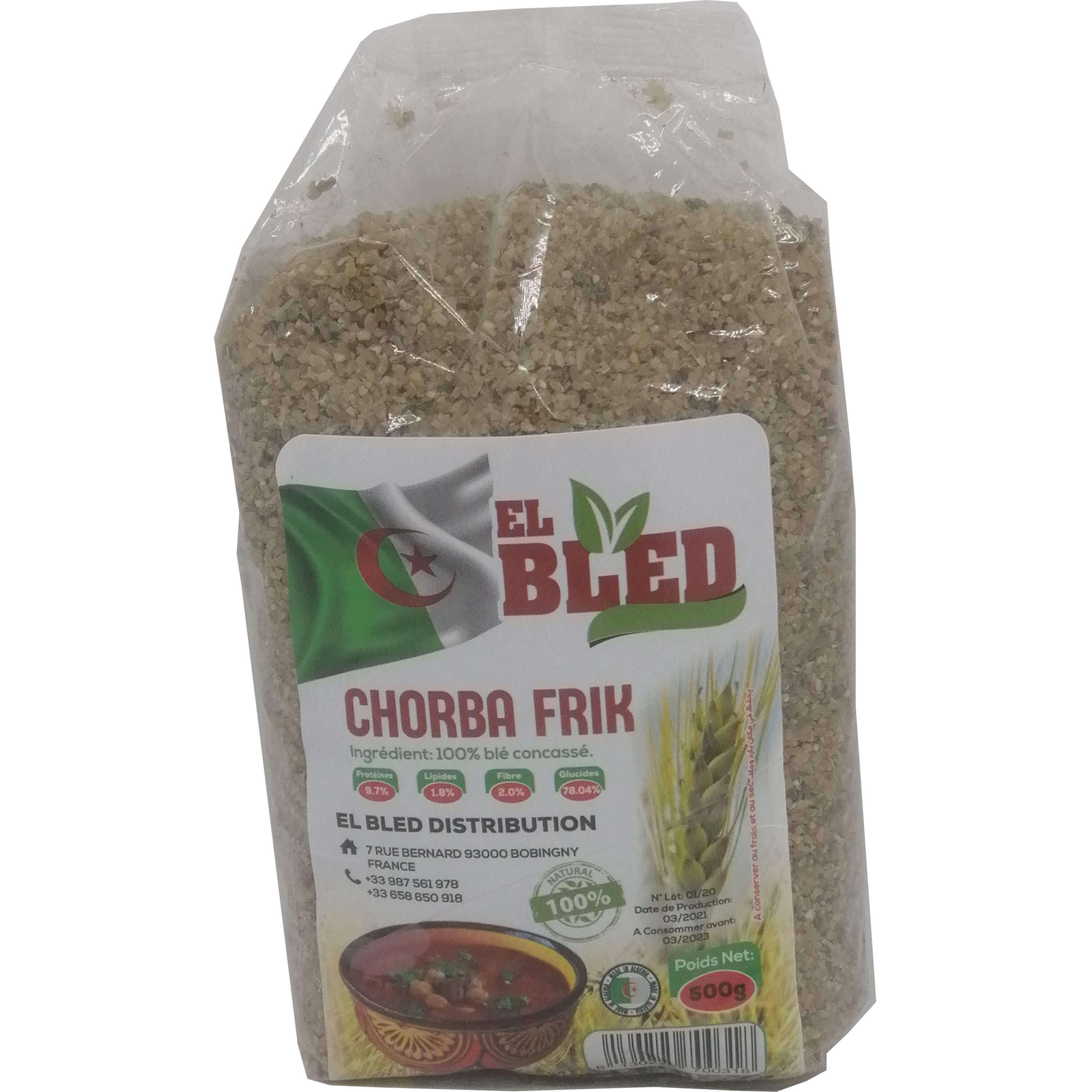 EL BLED FRIK CHORBA 500G X 32