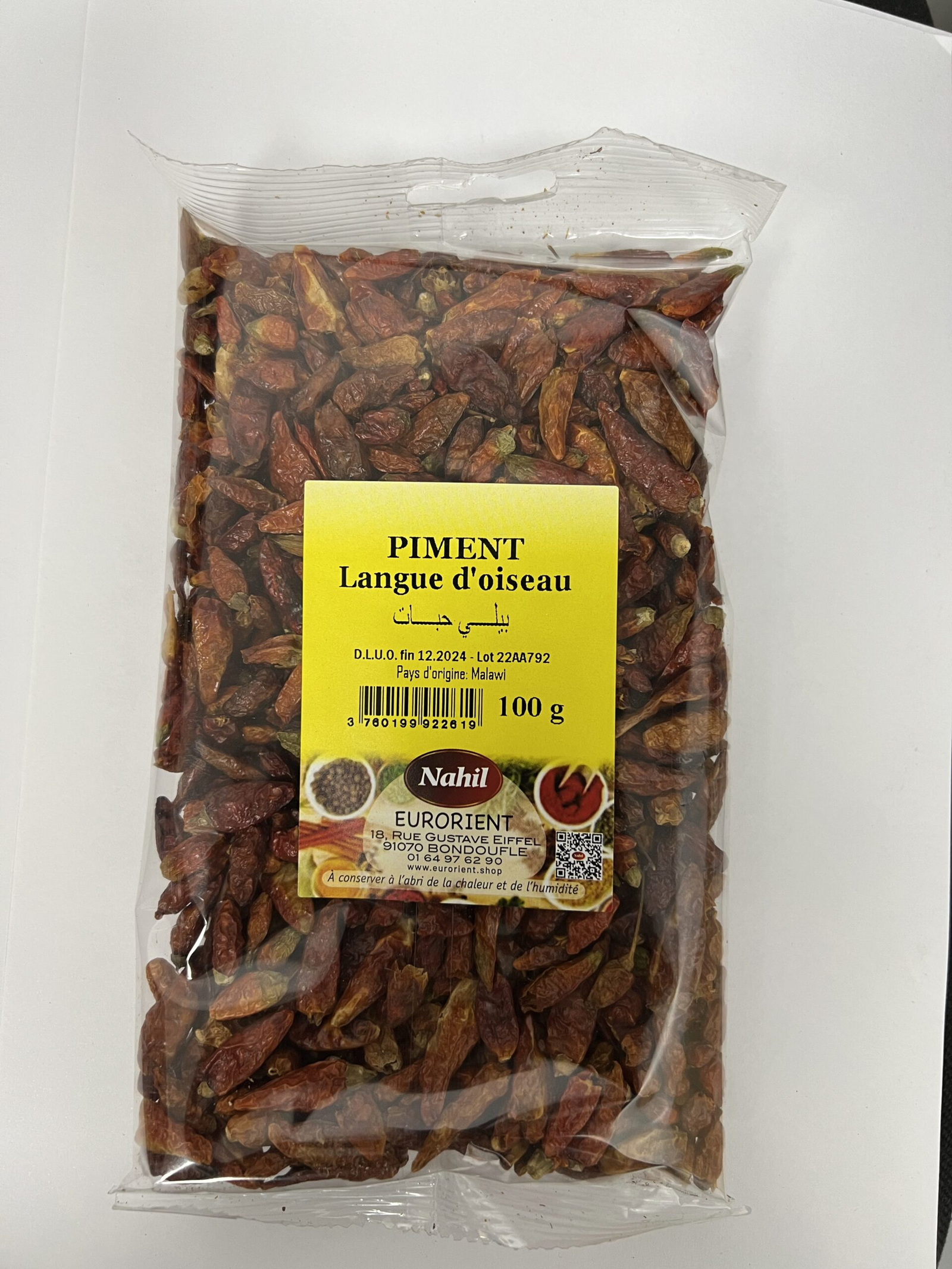 EL BLED PIMENT FORT LANGUE OISEAUX 500g X 10