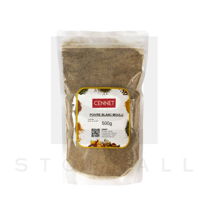 EL BLED POIVRE BLANC MOULU 500G x 20
