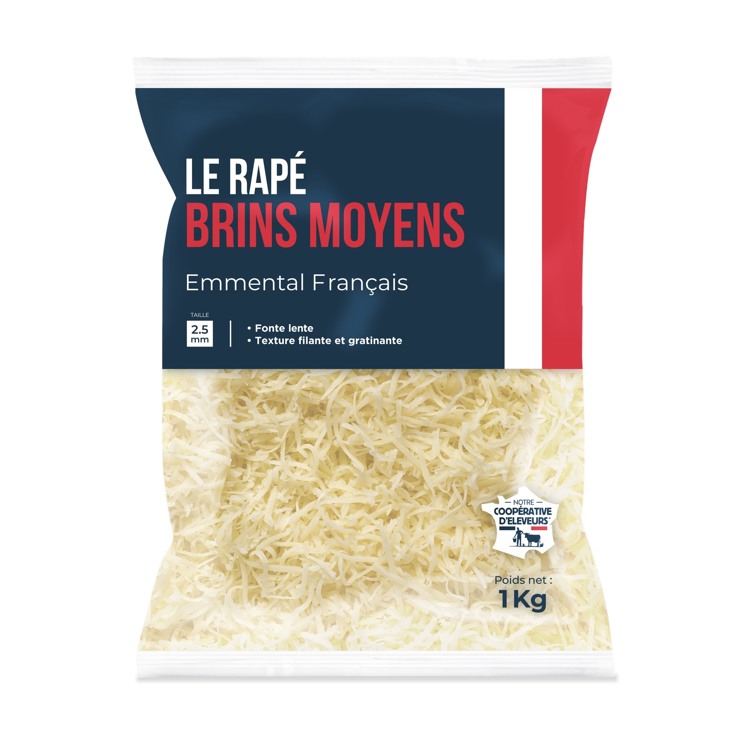EMMENTALE LE RAPE 50/50 1KG X 10