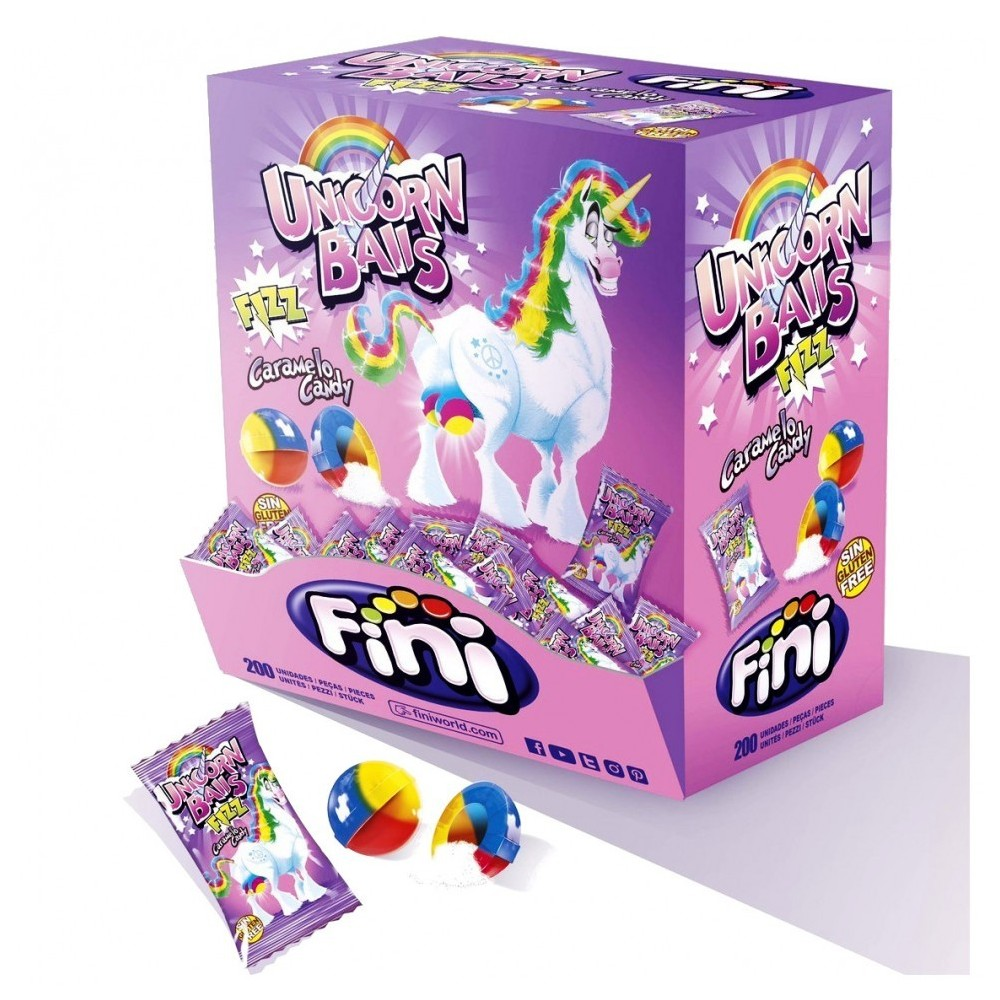 FINI BOULES LICORNE 200PCS