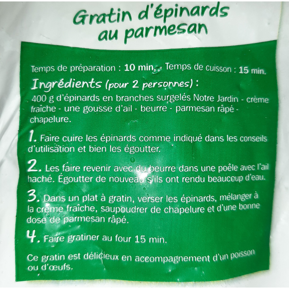 FLANDERS EPINARD BRANCHE 1KG X 10