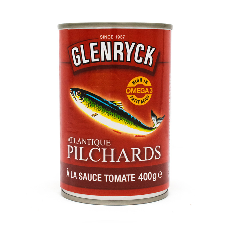 GLENRYCK SARDINES SAUCE TOMATE PIQUANT 400 x 24