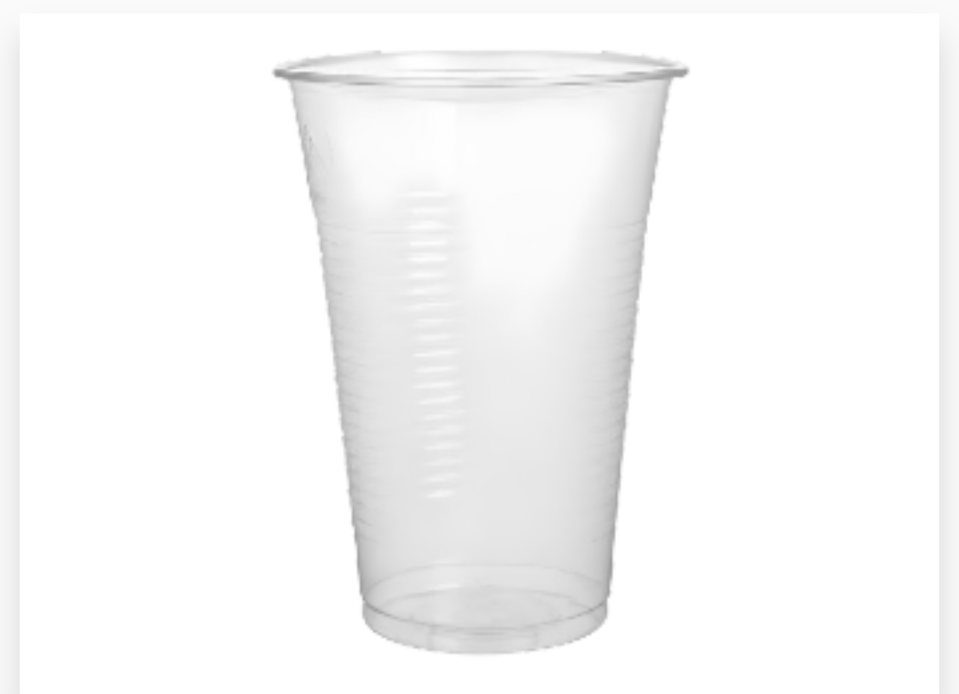 GOBELET PLASTIQUE BLANC 200MLX100