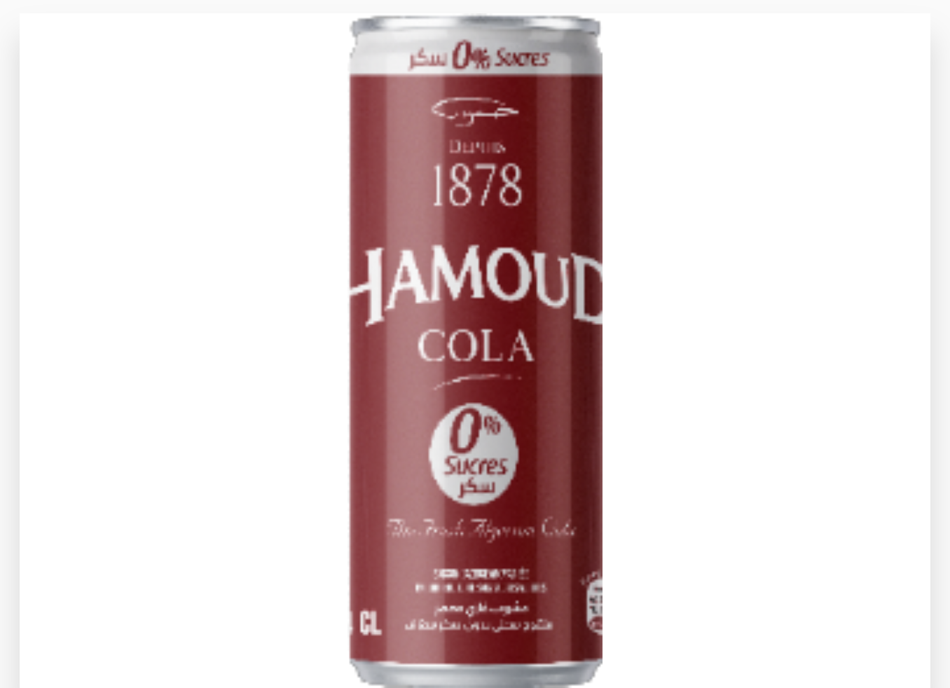 HAMOUD COLA  ZERO 24 CL X 6 CANETTE - HAMOUD