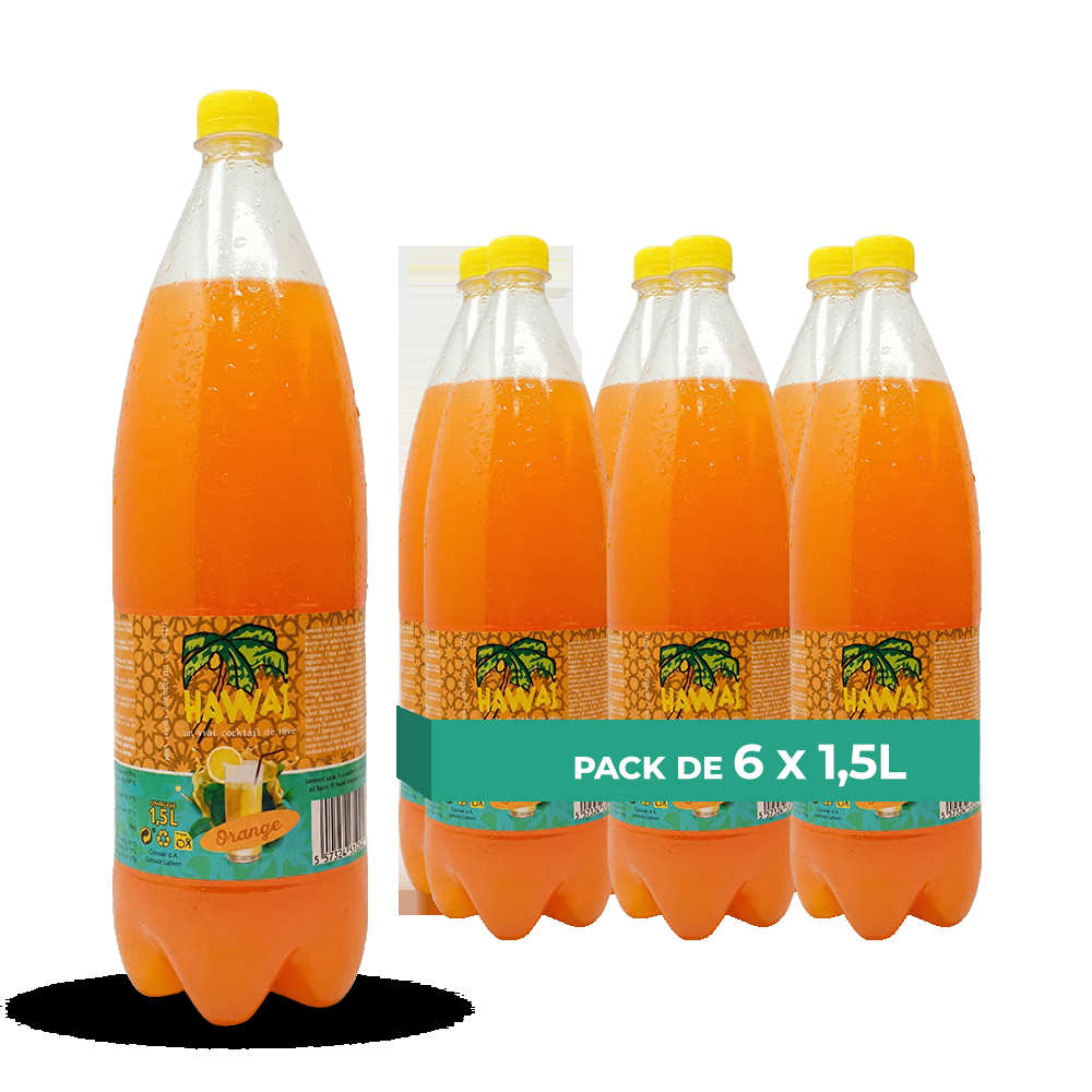 HAWAI ORANGE 1.5L X 6