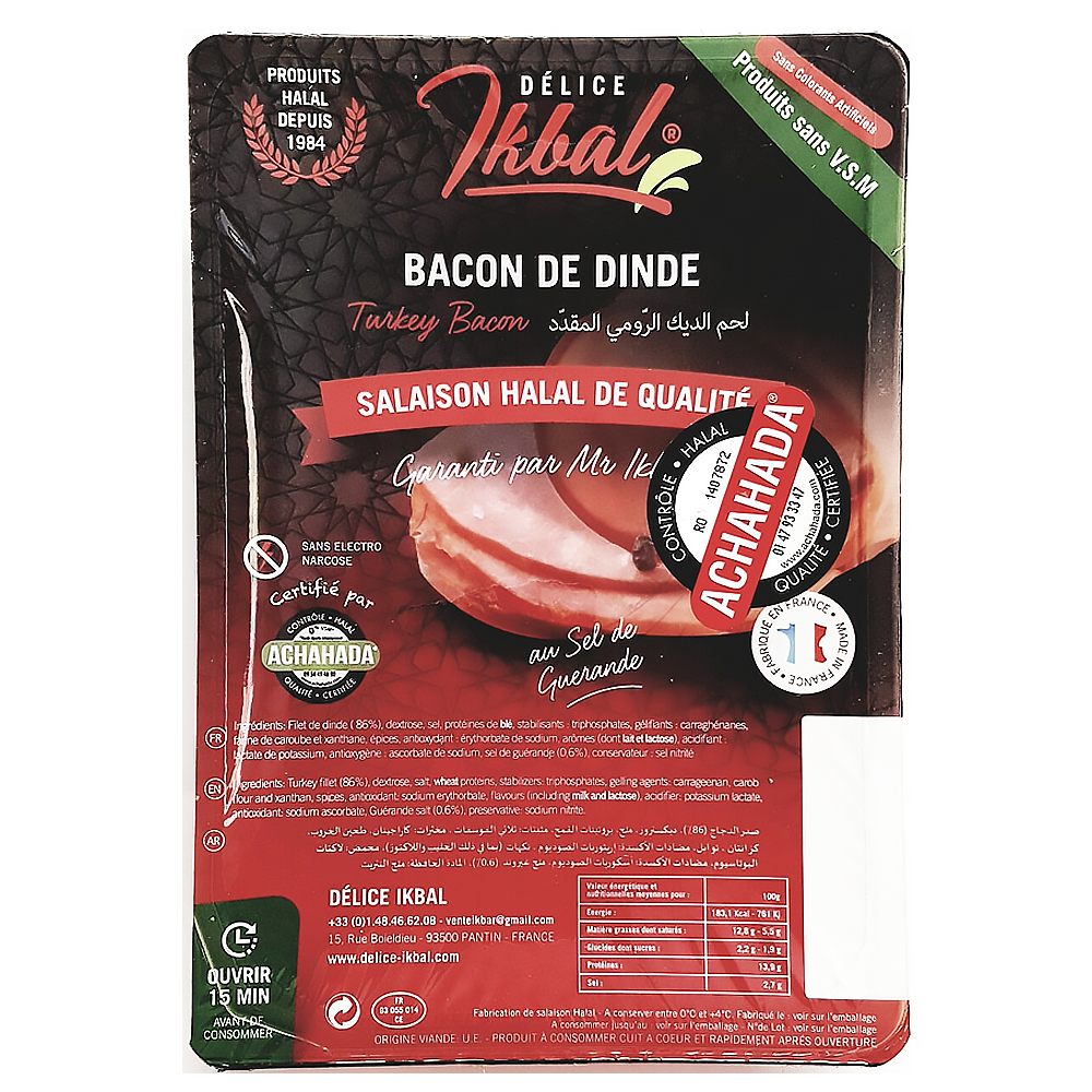 IKBAL26 BLOC BACON DINDE