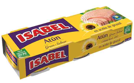 ISABEL THON A L'HUILE DE TOURNESOL 80G X 3