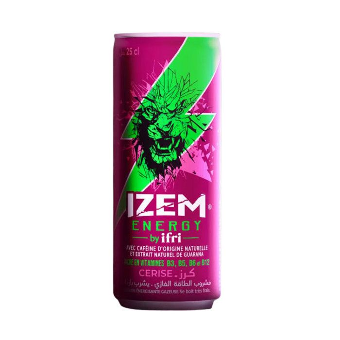 IZEM CERISE CANETTES 25CL X 6