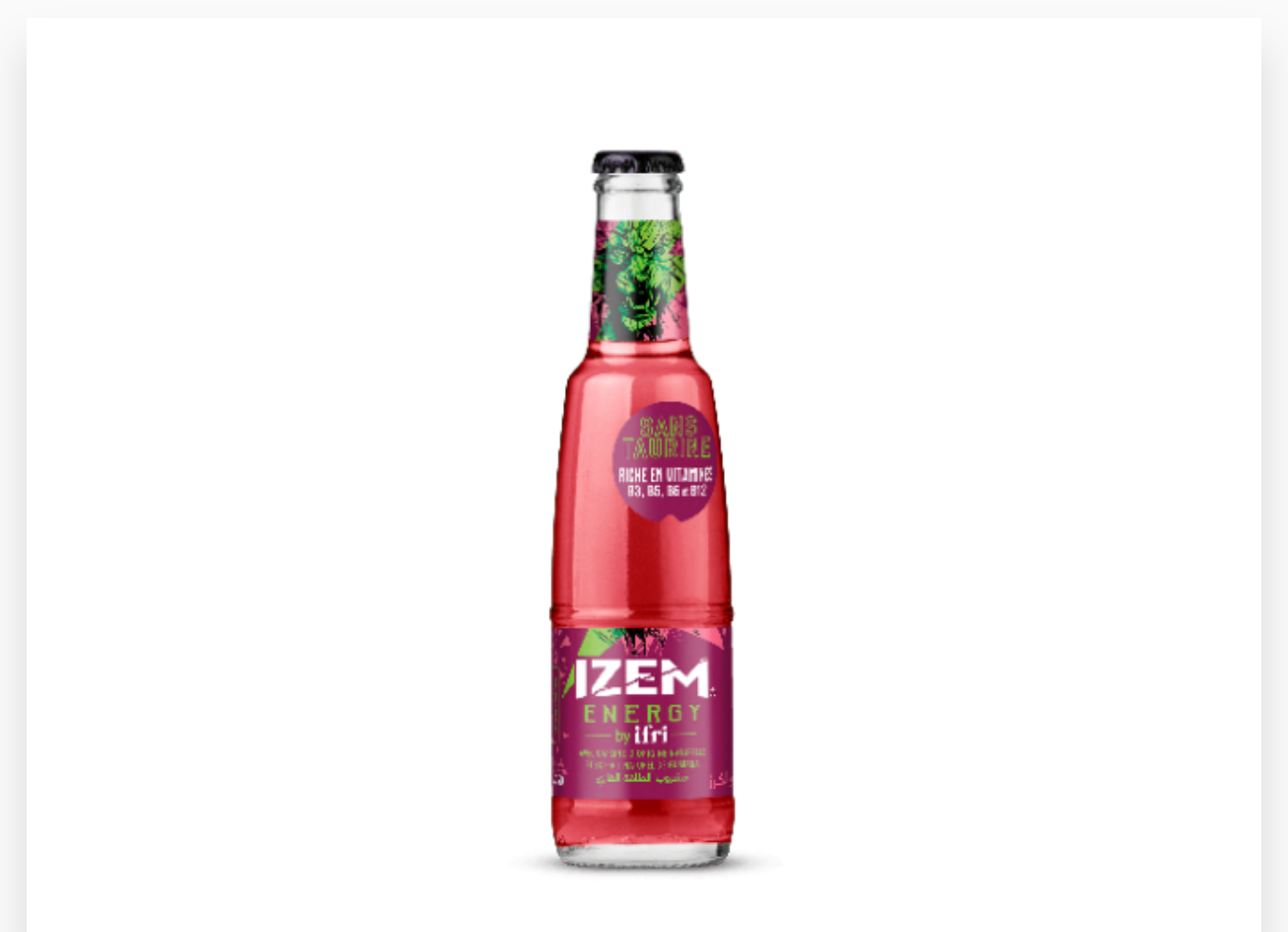IZEM CERISES EN VERRE 25CL X 12