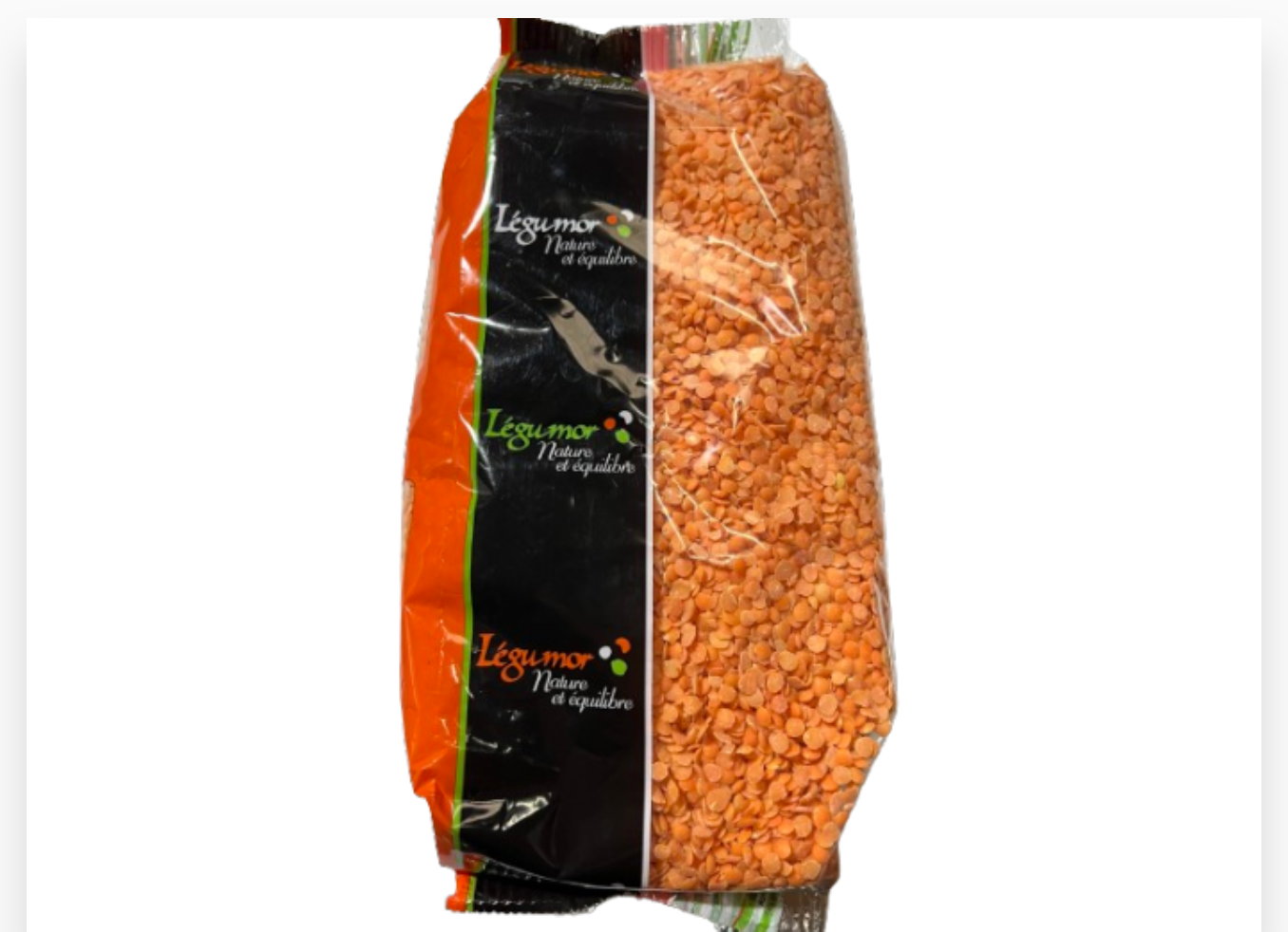 LENTILLE CORAIL 1KG X 15
