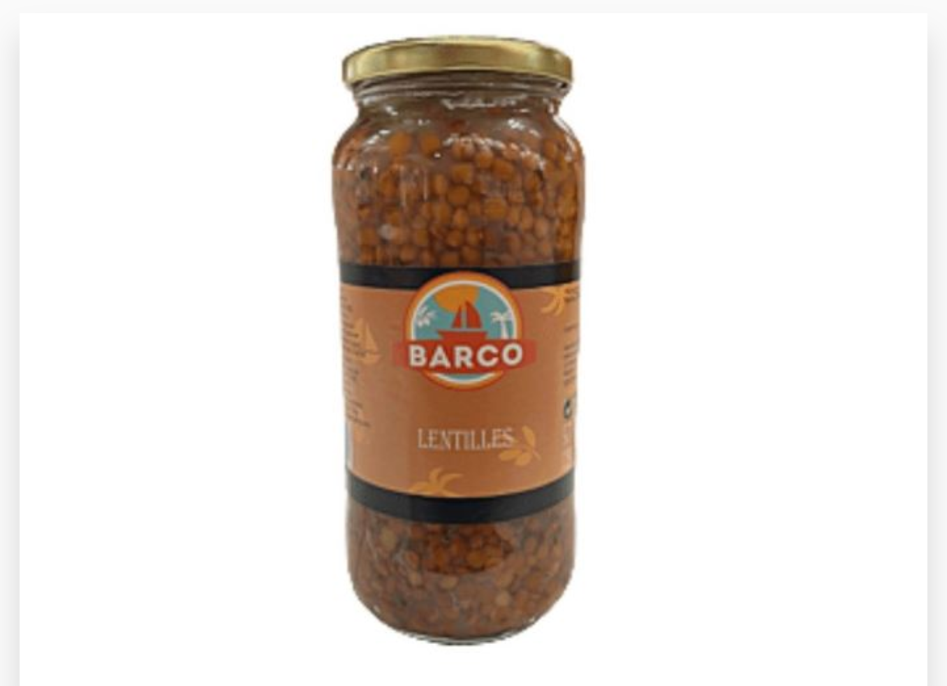 LENTILLES BOCAL 540G X 12
