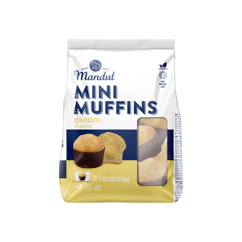 MANDUL MINI MUFFIN CREME 210G X 10