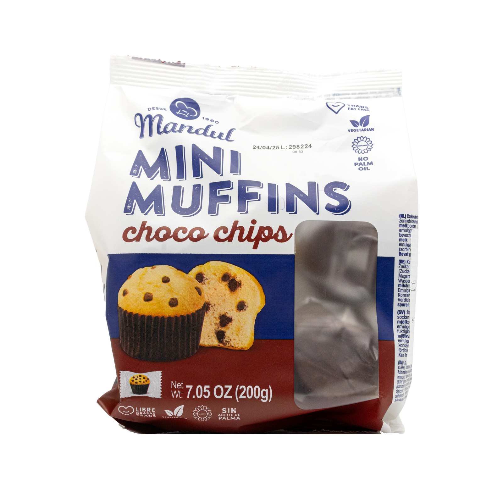 MANDUL MINI MUFFINS CHOCO 210G X 10