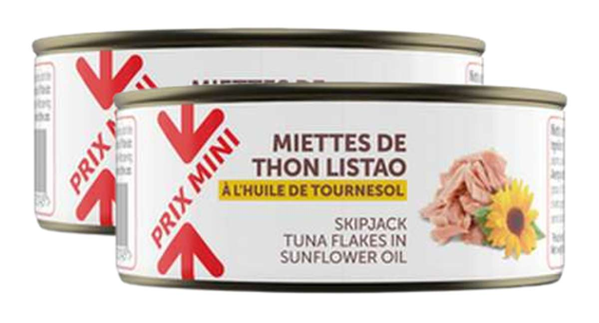 MIETTE DE THON A L'HUILE 3X80G  X  30 RIBEIRA