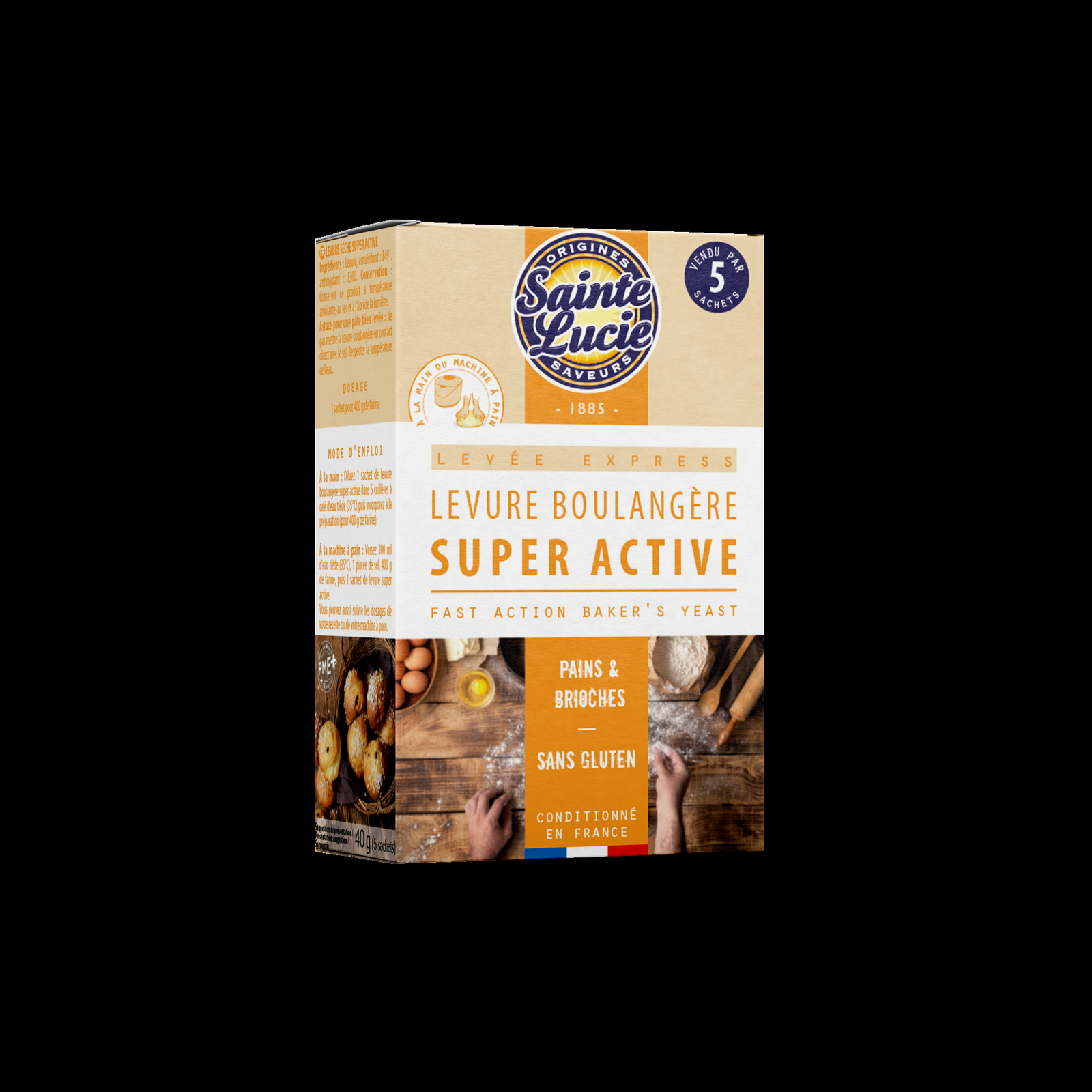 MILIA LEVURE BOULANGERIE 70G X 8