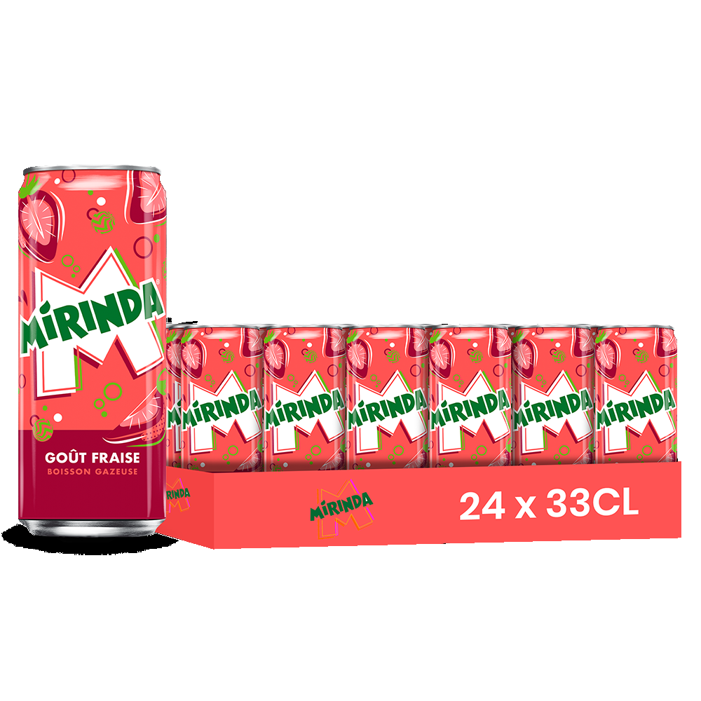 Mirinda Fraise 33 cl x 24