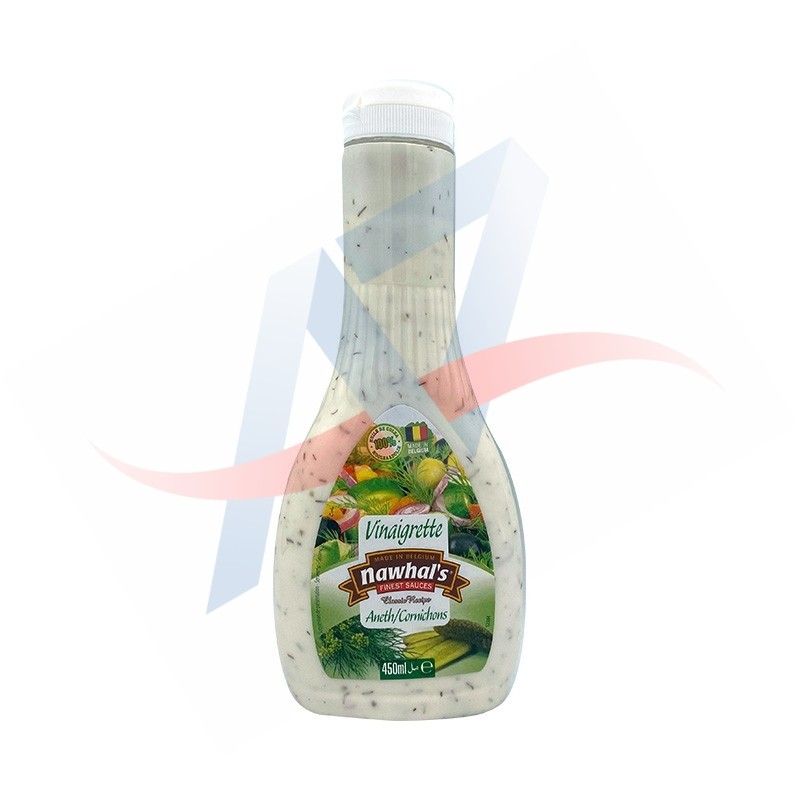 NAWHAL'S VINAIGRETTE CORNICHONS 450ML X 12