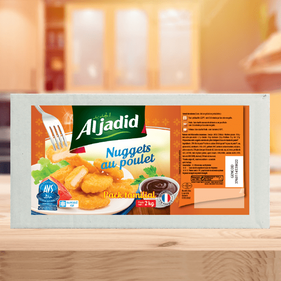 NUGGETS DE POULET PACK FAMILIAL 2KG