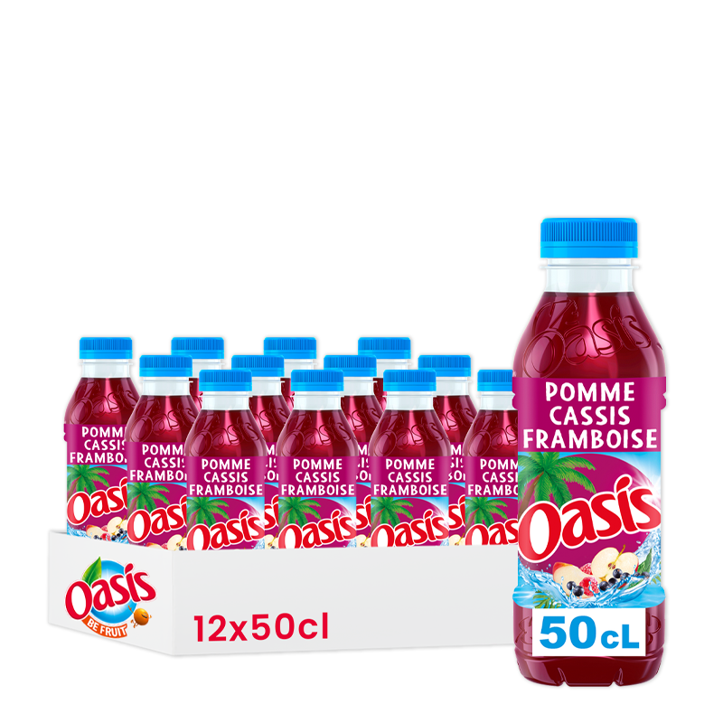 OASIS POMME CASSIS FRAMBOISE 50cl x 12