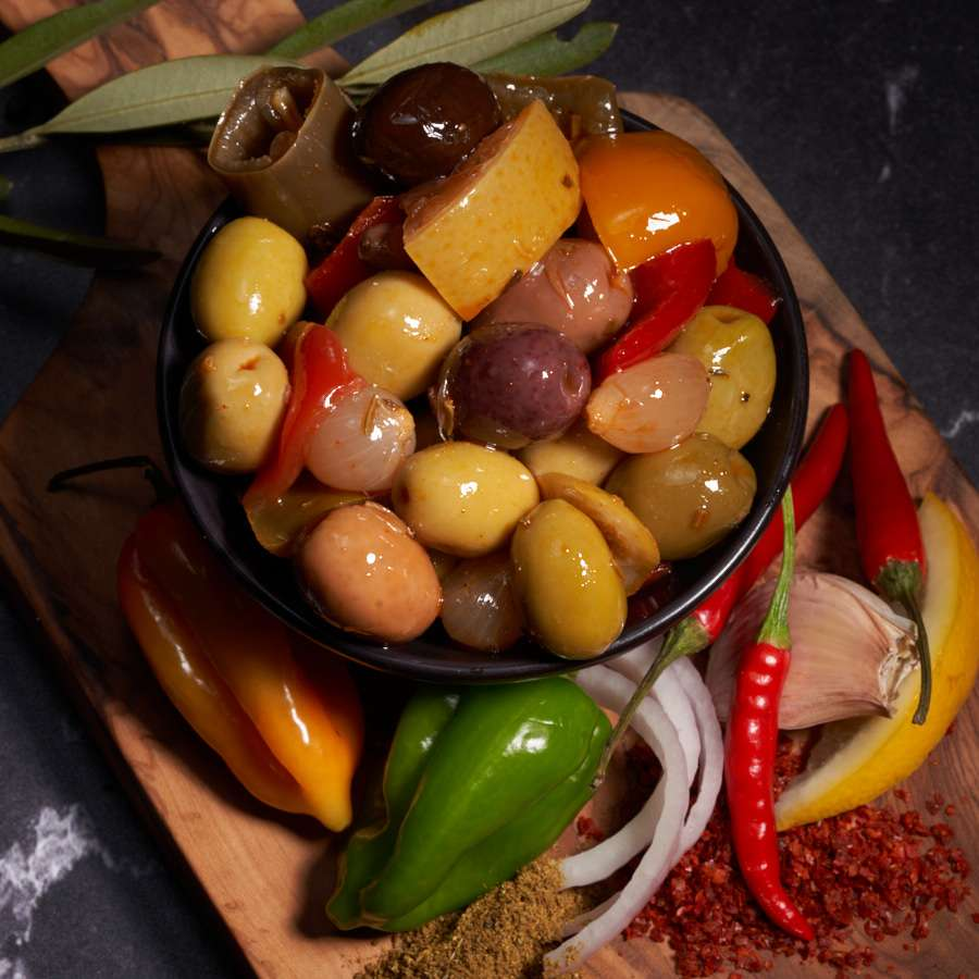 OLIVE COCKTAIL PIQUANTE A LA MAROCAINE 8KG