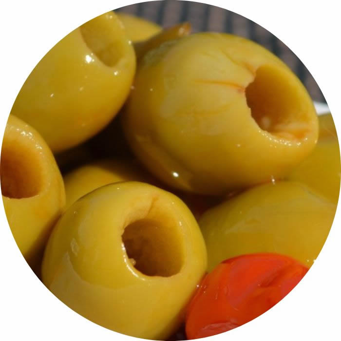 OLIVES DENOYAUTÉES PIQUANTES 550g x 6