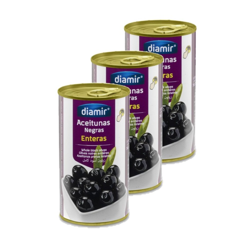 OLIVES NOIRES ENTIÈRES 5/1 3PCS