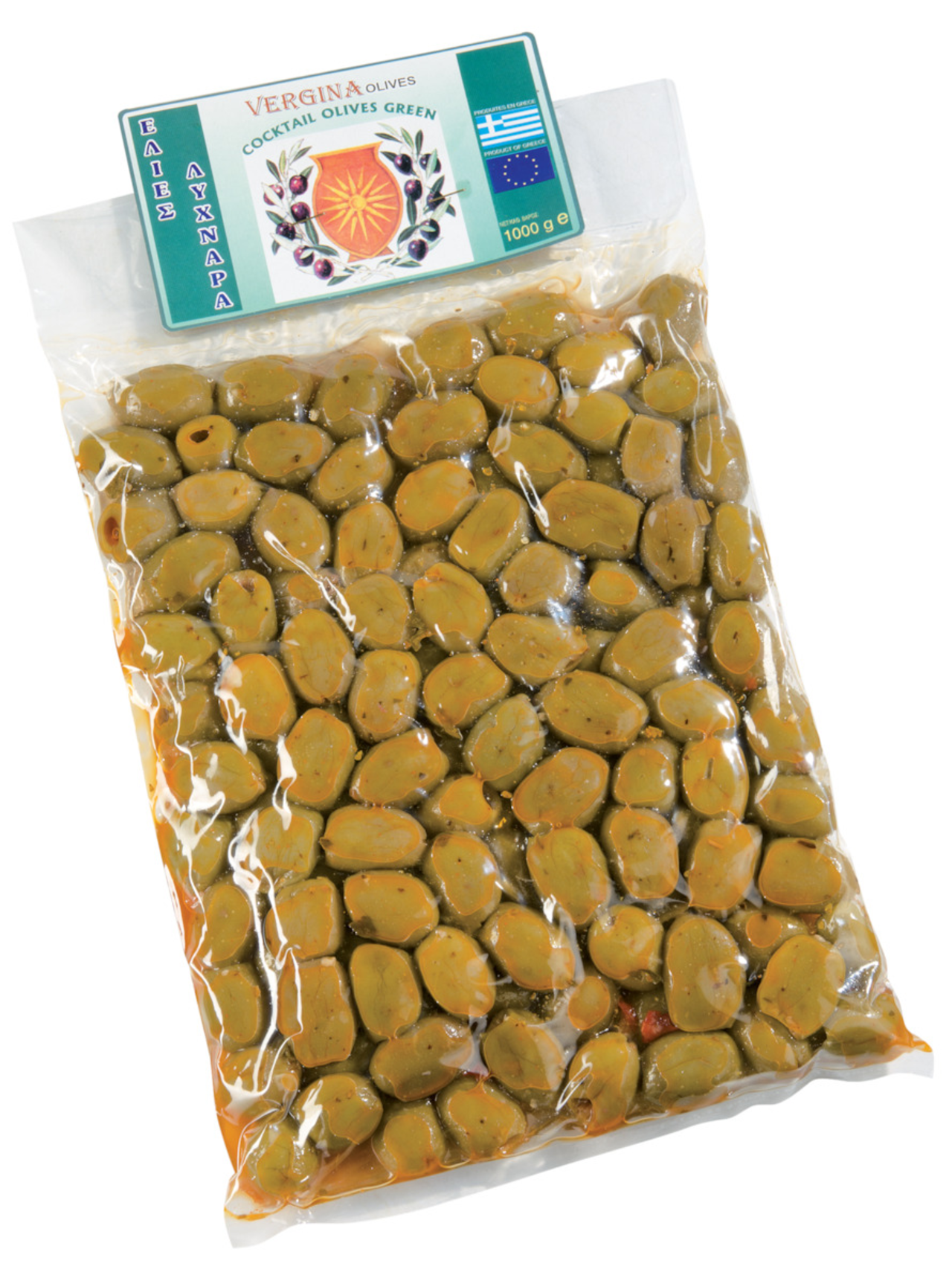 OLIVES VERTES PIQUANTES DÉNOYAUTÉES 7KG