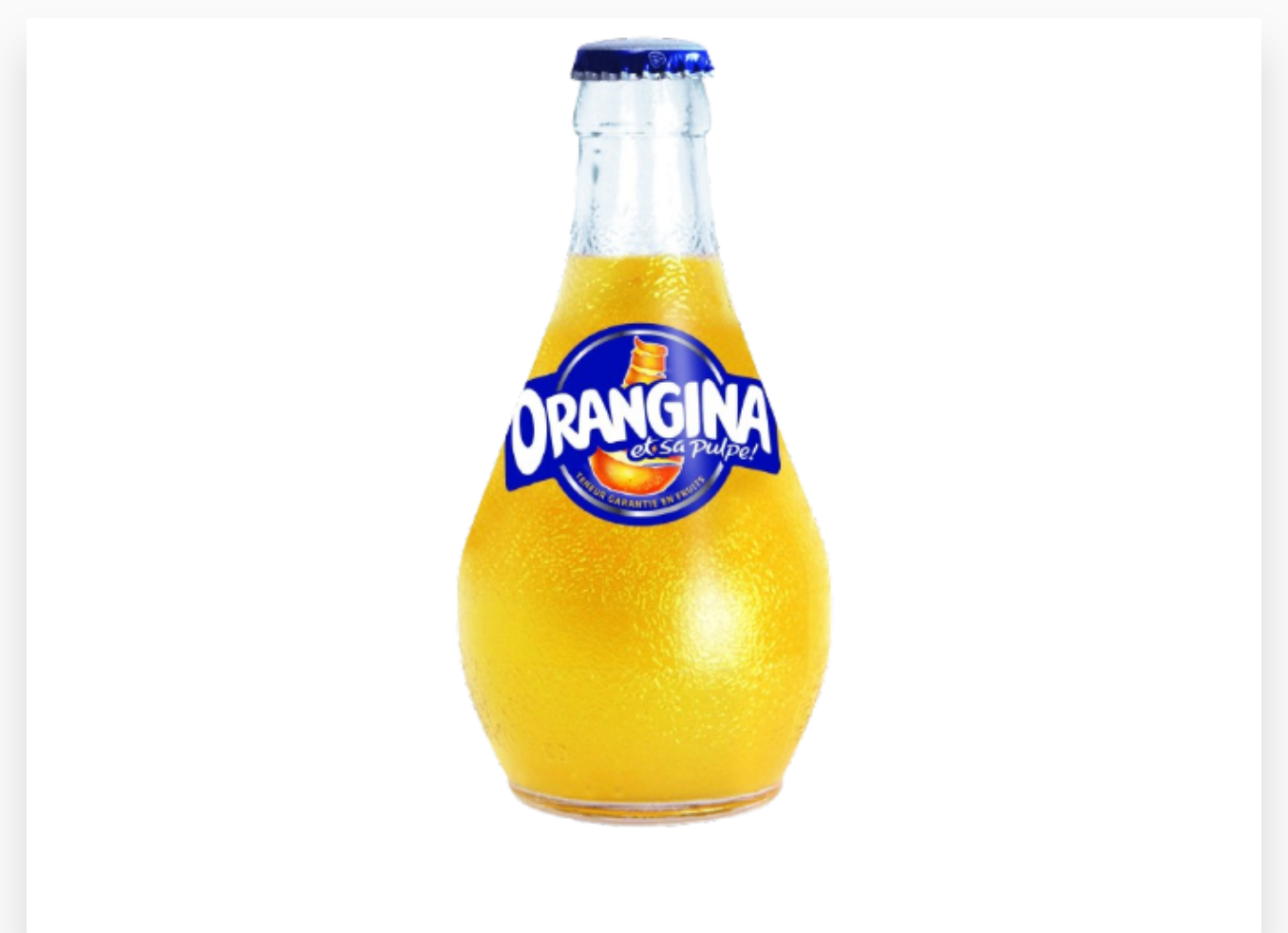 ORANGINA EN VERRE 25CL X 39