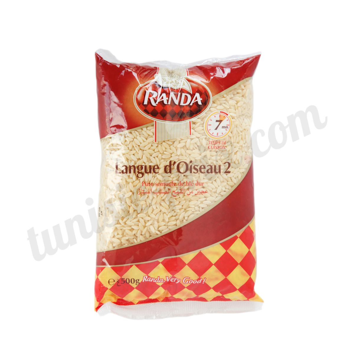 PATE LANGUE D'OISEAU 3 500G x 24 RANDA