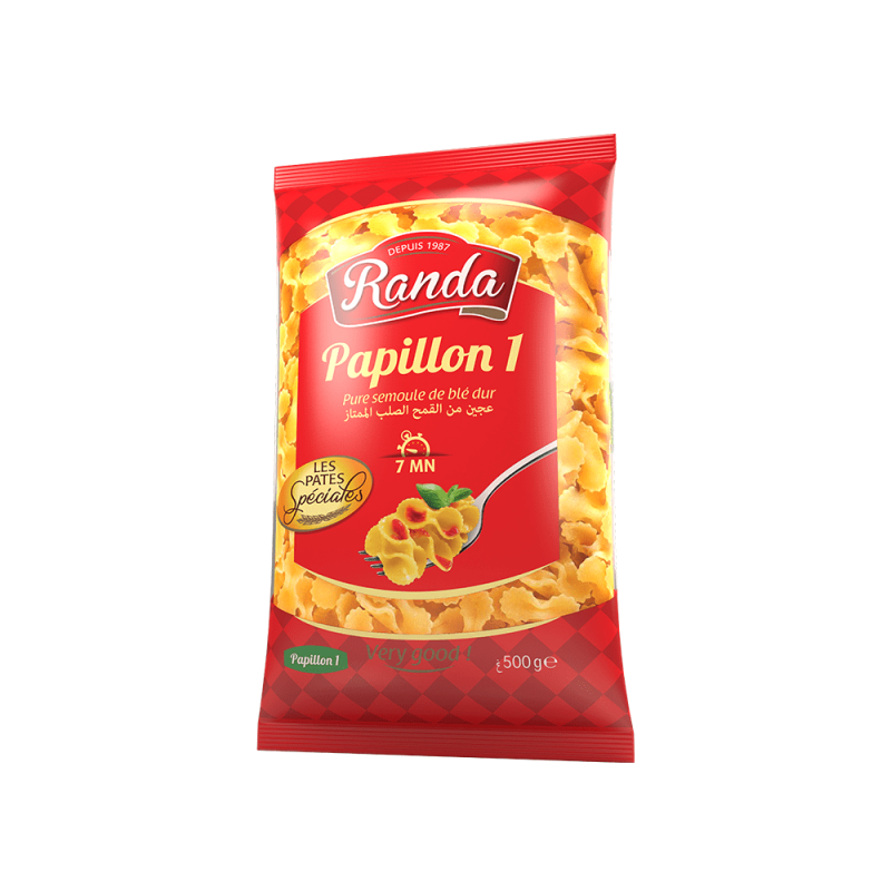 PATE PAPILLON N°2 500G x 24  RANDA